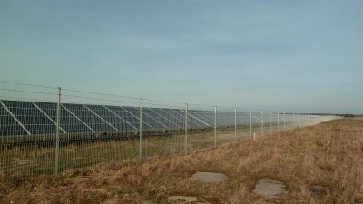 Solarfeld Flugplatz Werneuchen bis zum Wald