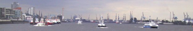 Hafenrundfahrt im Hafen von Hamburg (mit Linienbusschiff)