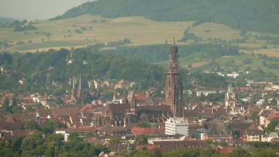 Freiburg im Breisgau von der Hebsackwiese